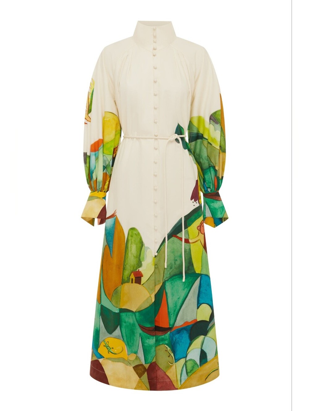 ALEMAIS mokshini shirtdress US 2 - Picture 5 of 10